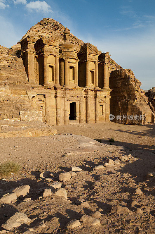 约旦佩特拉的Al Deir Temple